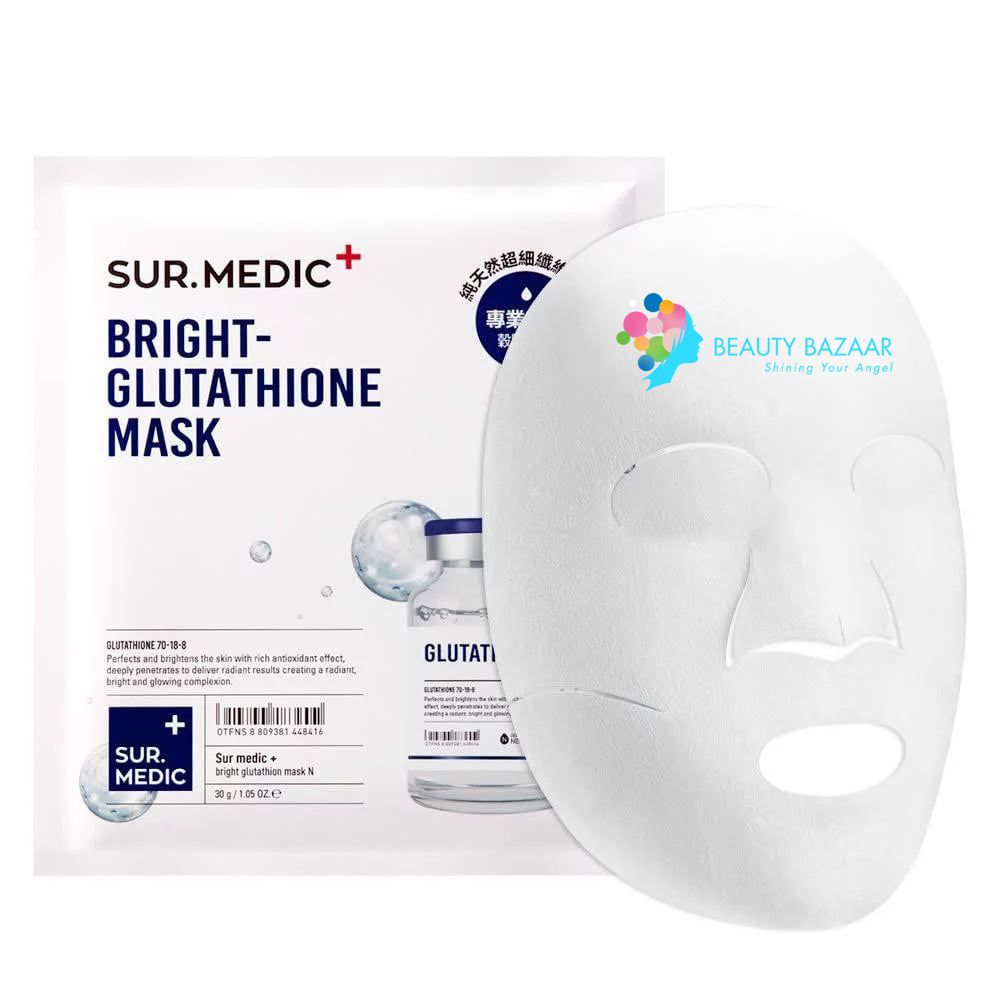 Mặt Nạ Dưỡng Trắng Da Chuyên Sâu Sur. Medic Super Glutathione 100 Bright Mask 30ml