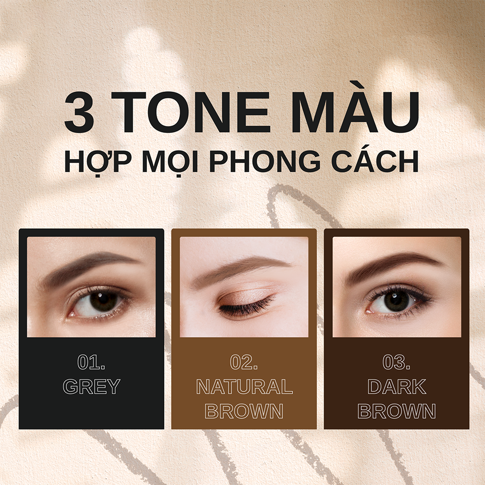 Chì Kẻ Mày Đầu Tròn Horus Eye Beauty Expert Long Lasting Blend Micro Eyebrow