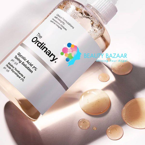 Nước Hoa Hồng Sáng Da, Tẩy Tế Bào Chết The Ordinary Glycolic Acid 7% + Toning Solution 240ml