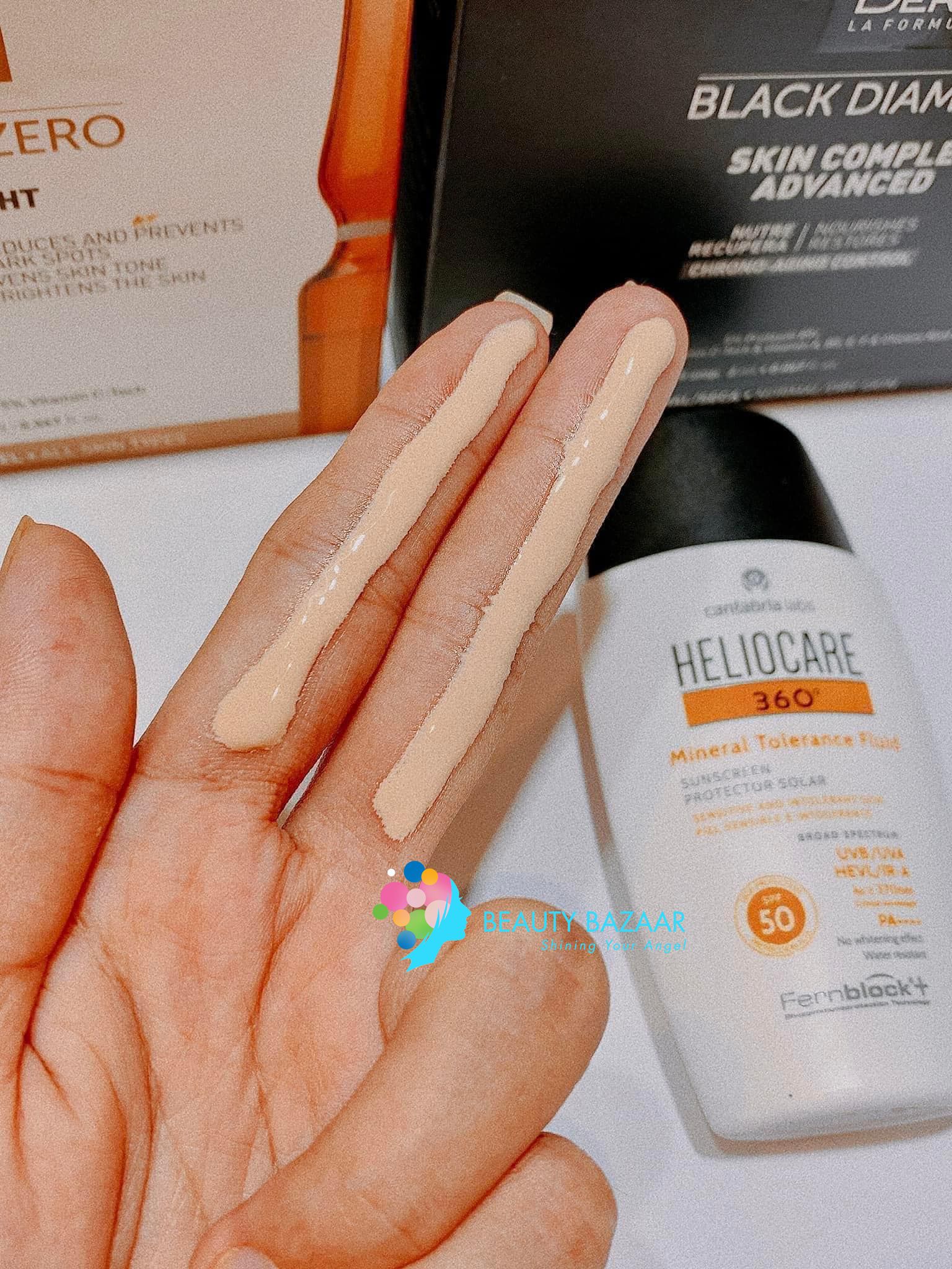 Kem Chống Nắng Dành cho Da Nhạy Cảm Heliocare 360 Mineral Tolerance Fluid SPF 50 PA++++ 50ml