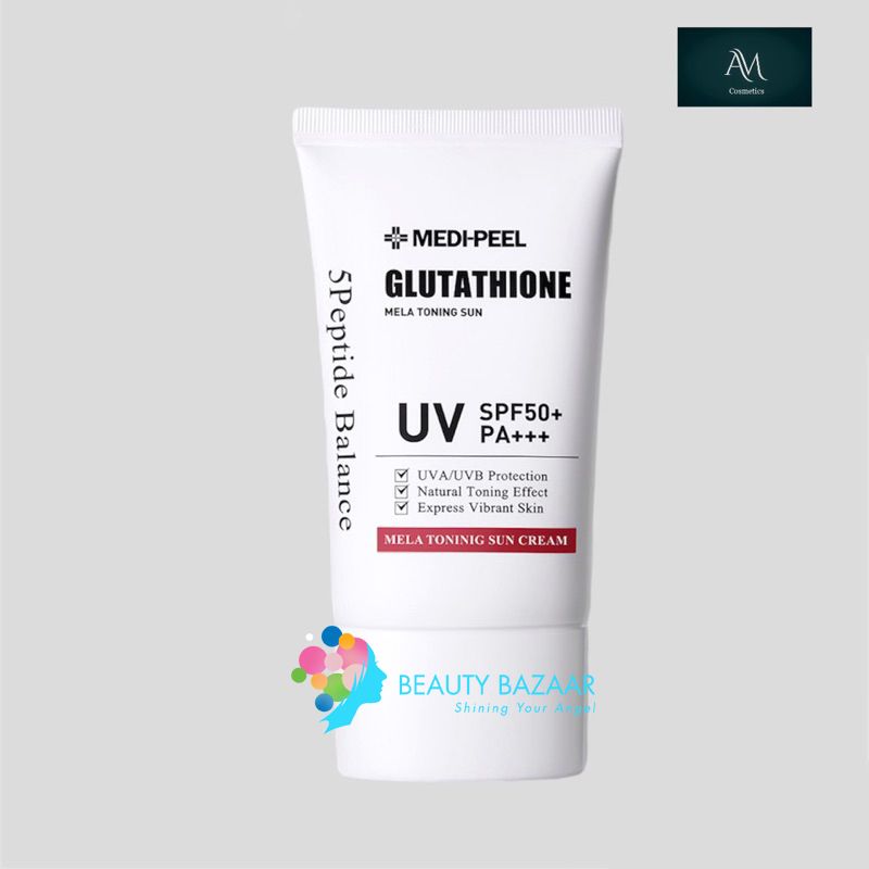 Kem Chống Nắng Nâng Tone Da Medi-Peel Bio Intense Glutathione Mela Toning Sun UV SPF50+ PA++++ 50ml