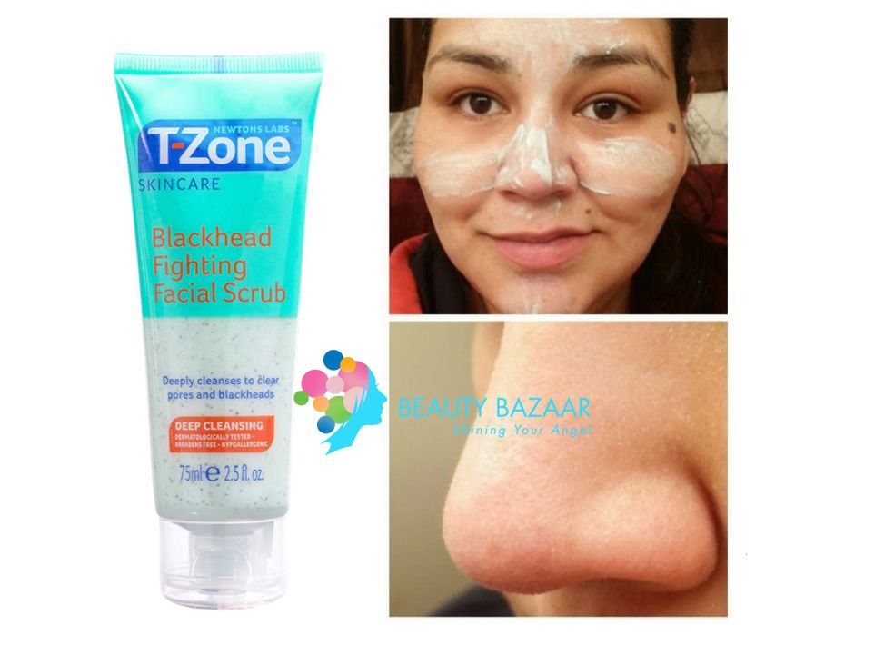Kem Tẩy Da Chết T-Zone Blackhead Fighting Facial Scrub 150ml