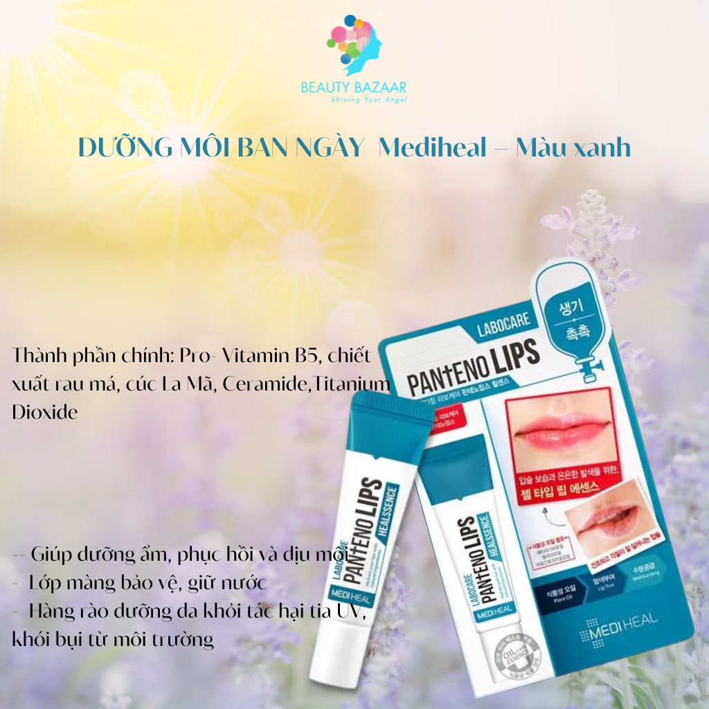 Son dưỡng Mediheal Pantenolips Balm son dưỡng môi giảm thâm và khô môi 10ml
