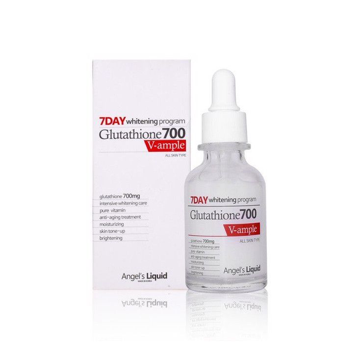 Tinh Chất Dưỡng Trắng Angel's Liquid 7Day Whitening Program Glutathione 700 V-Ample 30ml