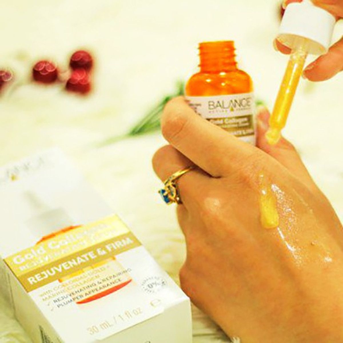 TINH CHẤT CHỐNG LÃO HÓA BALANCE GOLD + MARINE COLLAGEN REJUVENATING SERUM