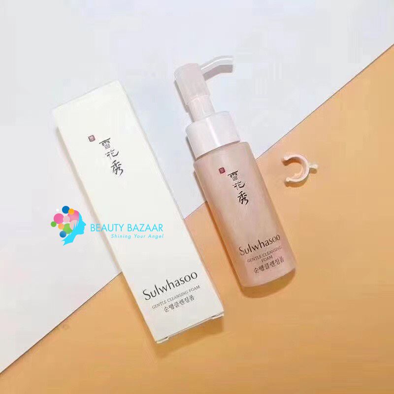 (Phiên bản 2023) Sữa Rửa Mặt Dịu Nhẹ Sulwhasoo Gentle Cleansing Foam 50ml