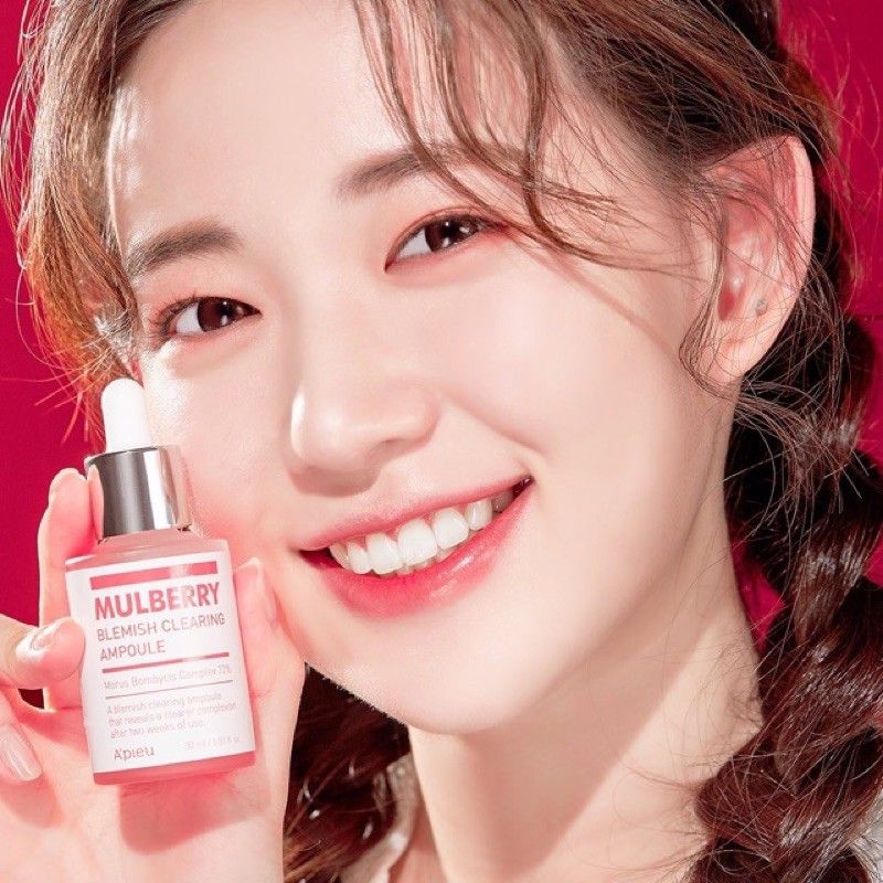 (Mini size) Tinh chất dưỡng sáng da A'pieu Mulberry Blemish Clearing Ampoule 10ml