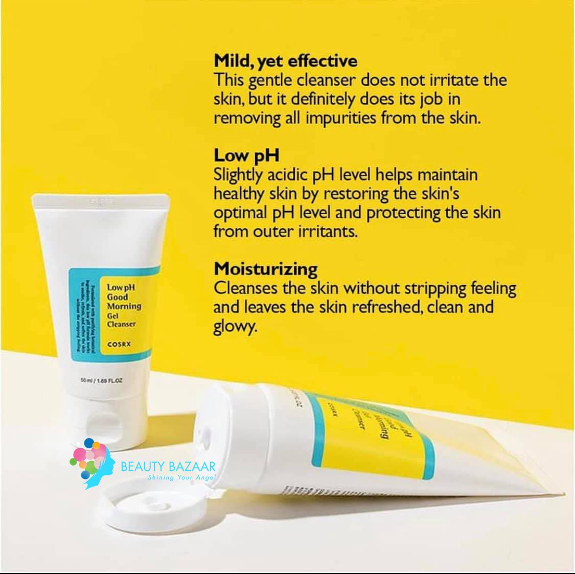 Sữa Rửa Mặt Dạng Gel Làm Sạch Da Cosrx Low Ph Good Morning Gel Cleanser 150ml