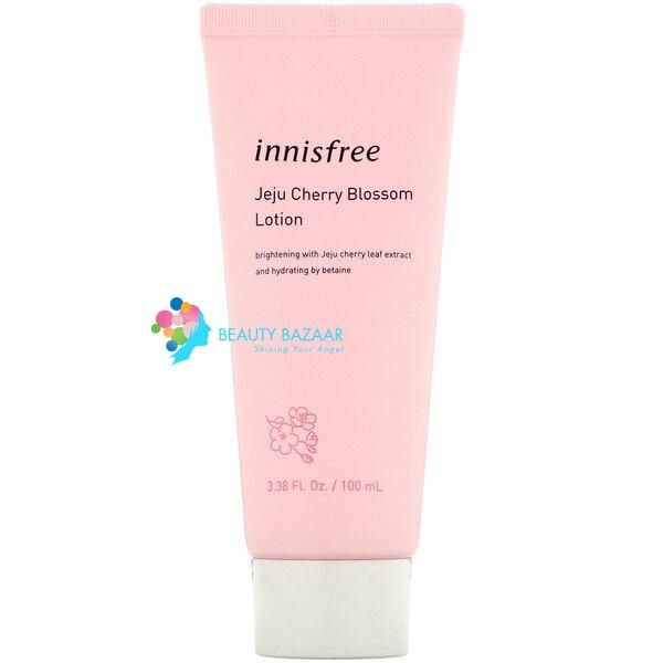 Sữa dưỡng ẩm sáng da Innisfree Jeju Cherry Blossom Lotion