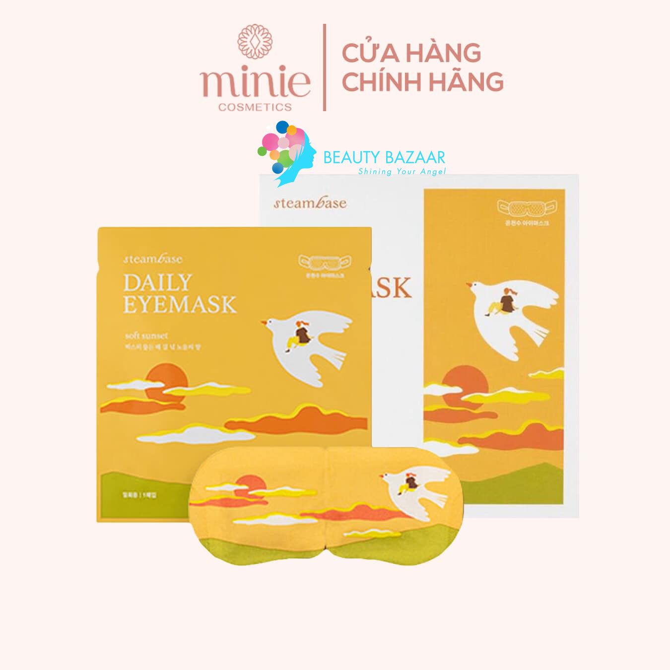 Mặt Nạ Mắt Thư Giãn Steambase Daily Eye Mask (1 Miếng)