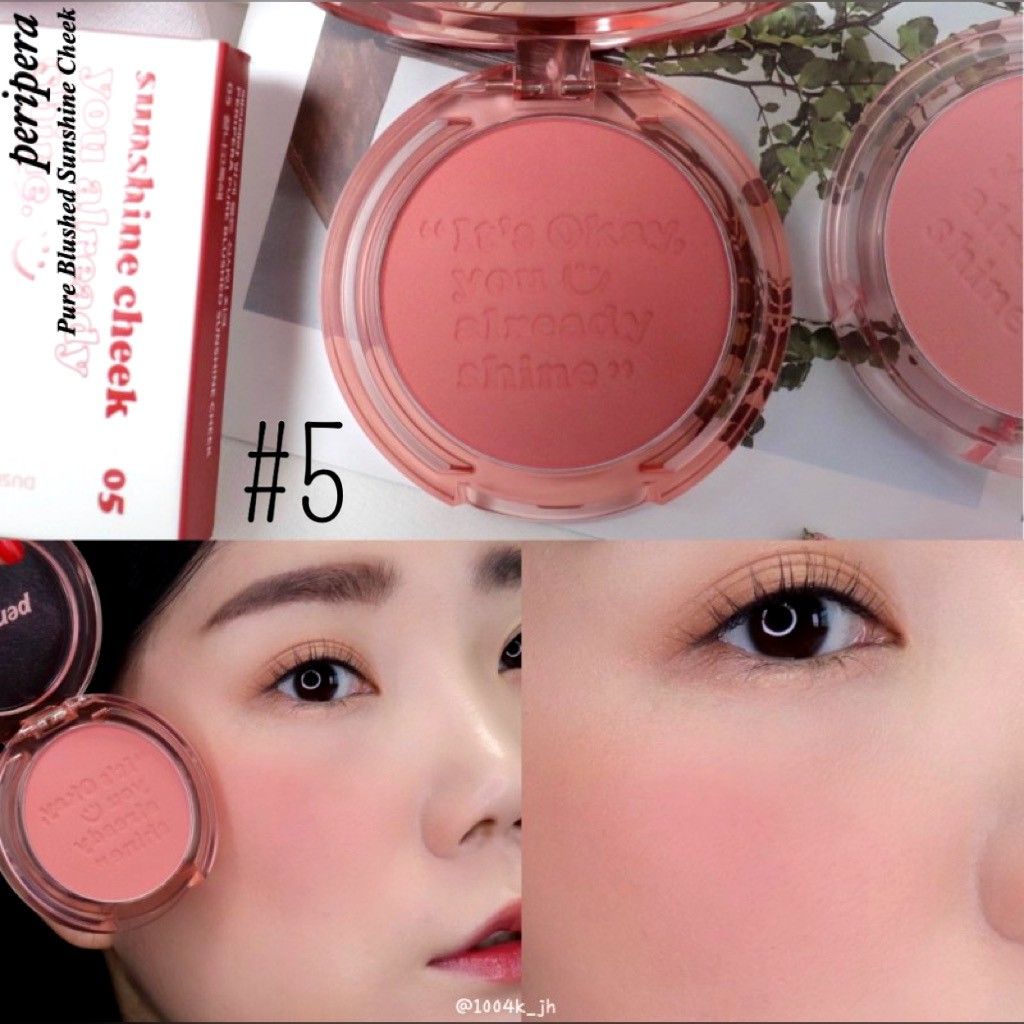 (NEW) Phấn Má Hồng Peripera Pure Blushed Sunshine Cheek