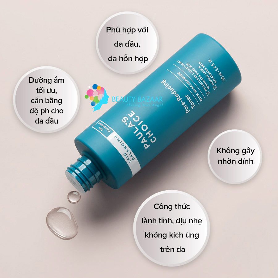 Nước hoa hồng se khít lỗ chân lông Paula’s Choice Pore-Reducing Toner 190ml