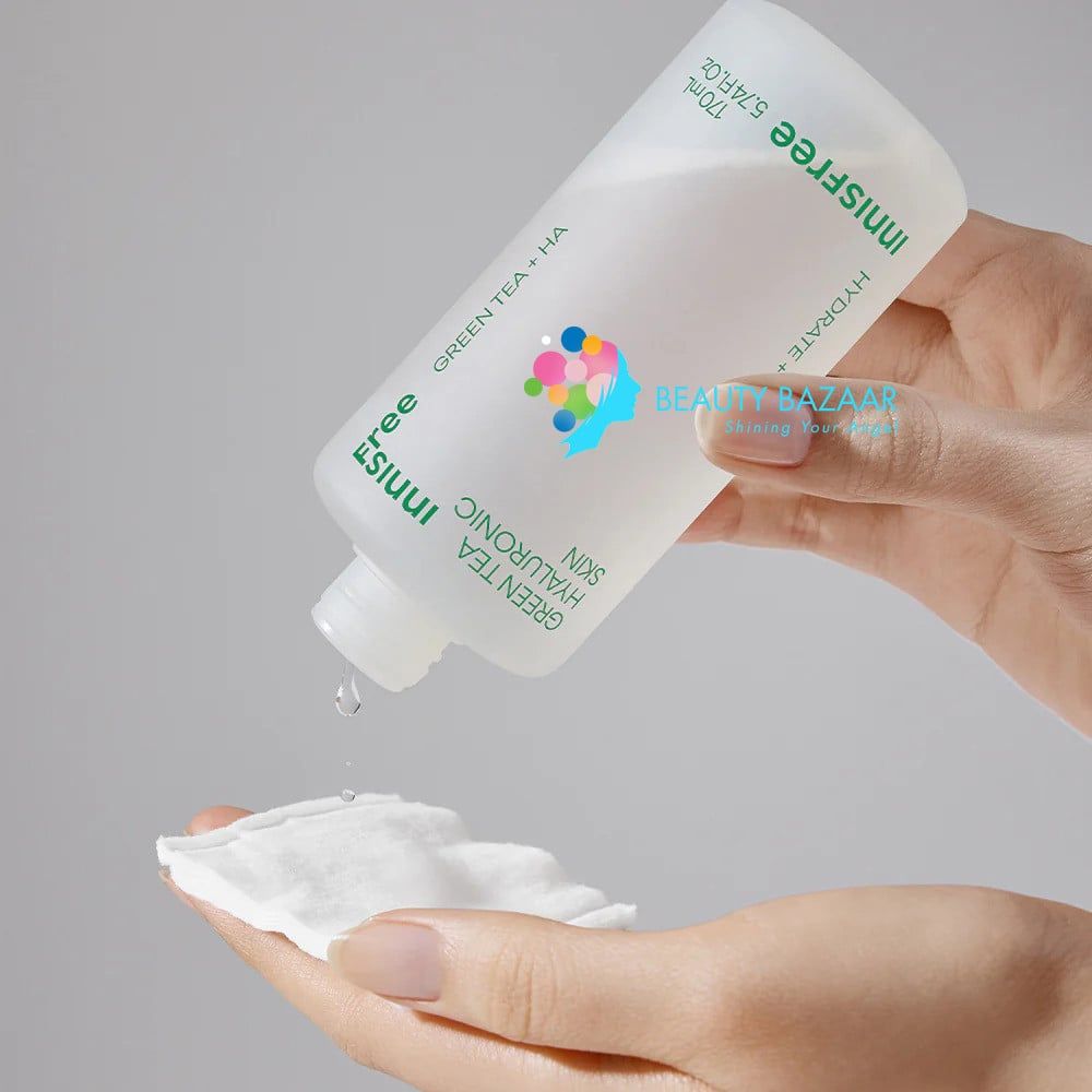 (New 2023) Sữa Dưỡng Trà Xanh Phục hồi da Innisfree Green Tea Hyaluronic Lotion 170ml