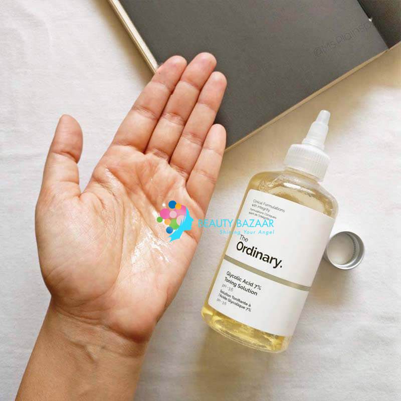 Nước Hoa Hồng Sáng Da, Tẩy Tế Bào Chết The Ordinary Glycolic Acid 7% + Toning Solution 240ml