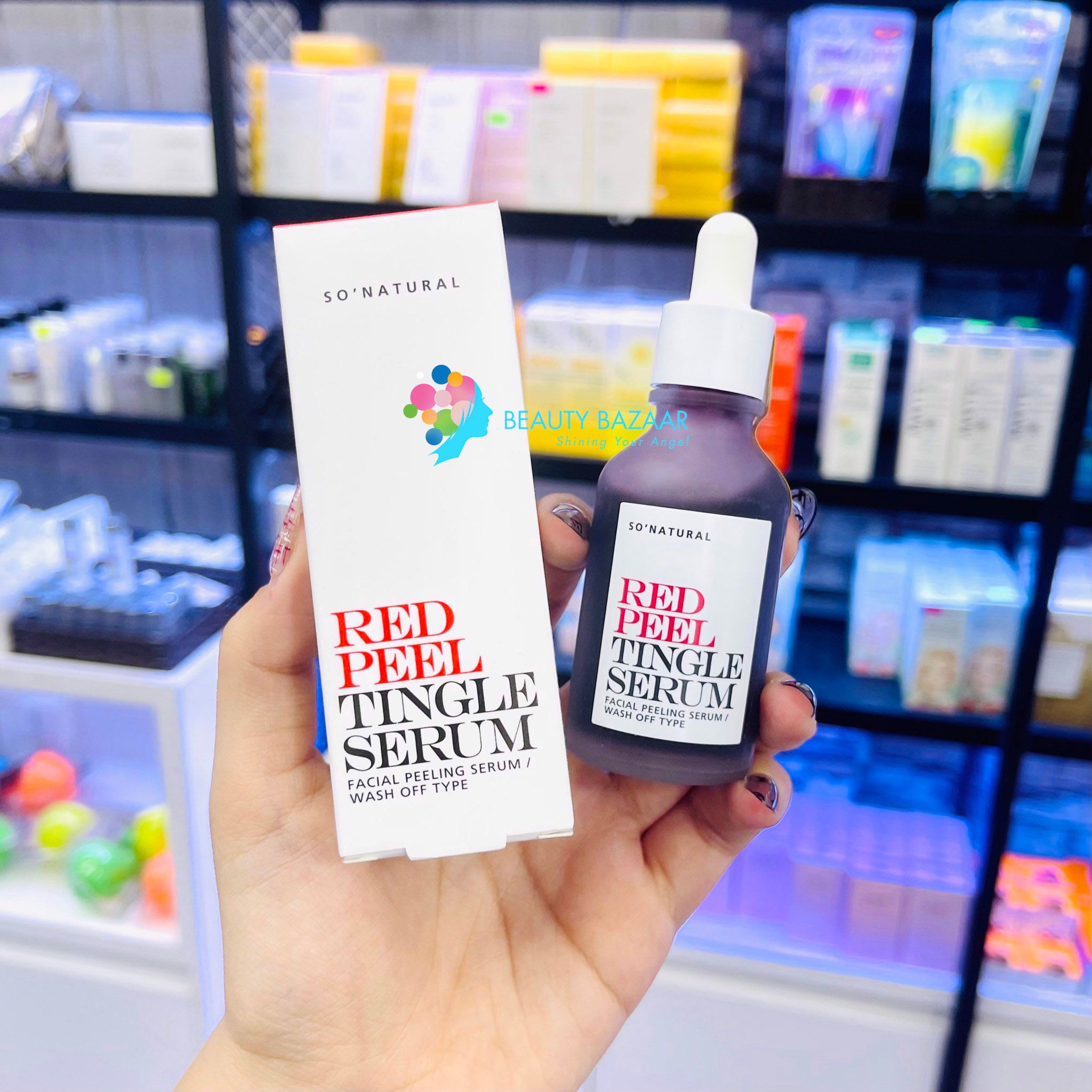 Tinh Chất Tẩy Da Chết Hóa Học So’Natural Red Peel Tingle Serum 35ML