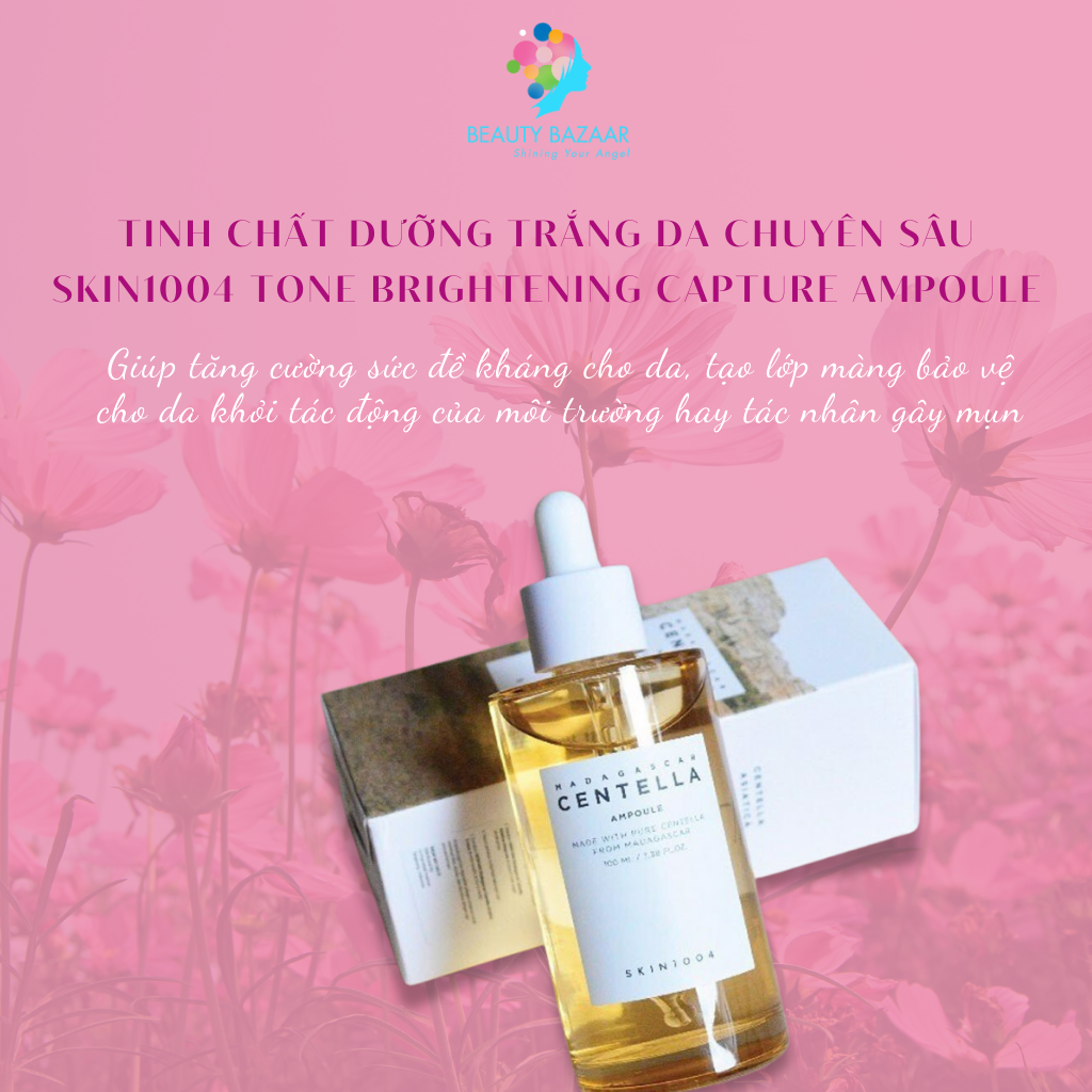 Tinh Chất Rau Má Trị Mụn Skin1004 Madagascar Centella Asiatica 100 Ampoule
