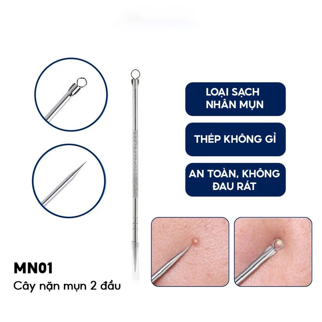 Cây Nặn Mụn 2 Đầu Vacosi Acne Tool NM01