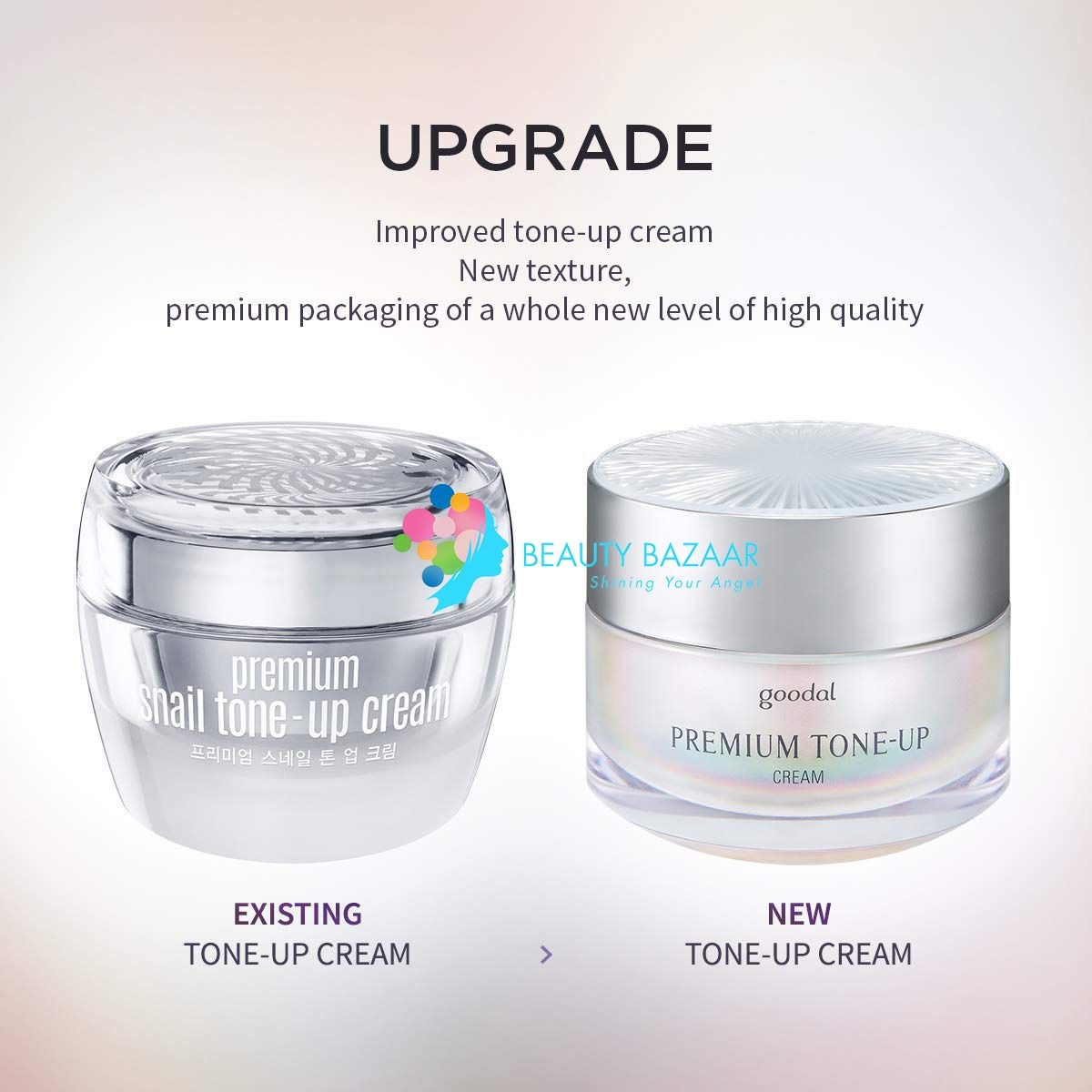 (Mẫu mới) Kem Dưỡng Trắng Chiết Xuất Ốc Sên Goodal Premium Snail Tone Up Cream 30ml