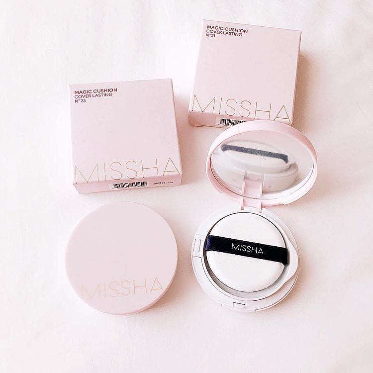 Phấn nước kiềm dầu Missha Magic Cover Lasting Cushion SPF50+ PA+++