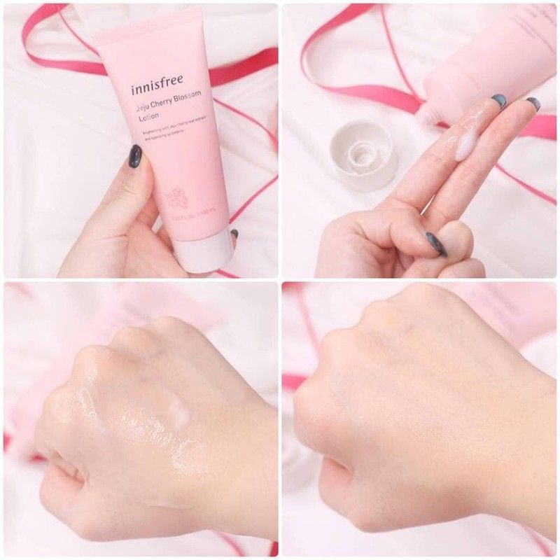 Set dưỡng trắng da Innisfree Jeju Cherry Blossom Special kit (4 items)