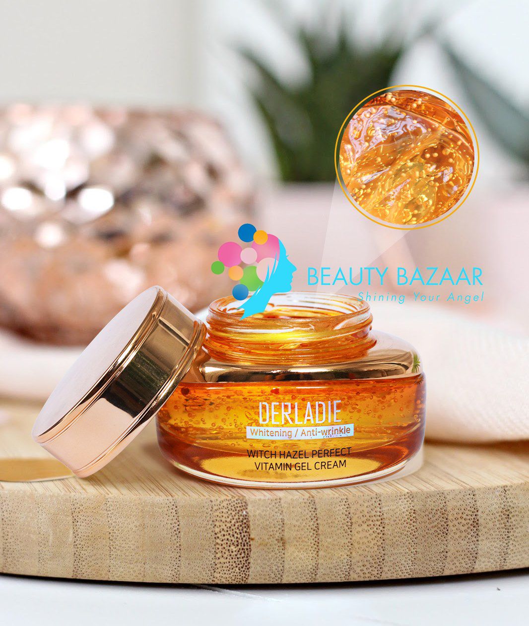 Gel Dưỡng ẩm Derladie Witch Hazel Perfect Vitamin Gel Cream 55ml