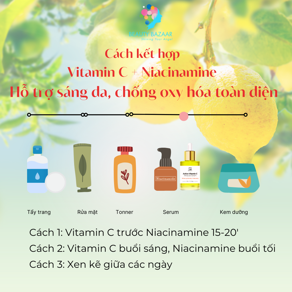 Serum Vitamin C Maigic Active Vit C Ampoule dưỡng trắng da mờ thâm giảm mụn