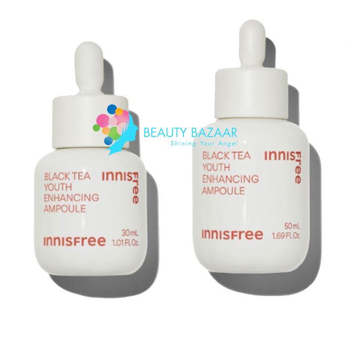 (Mẫu 2023) Tinh Chất Chống Lão Hóa Innisfree Black Tea Youth Enhancing Ampoule 30ml