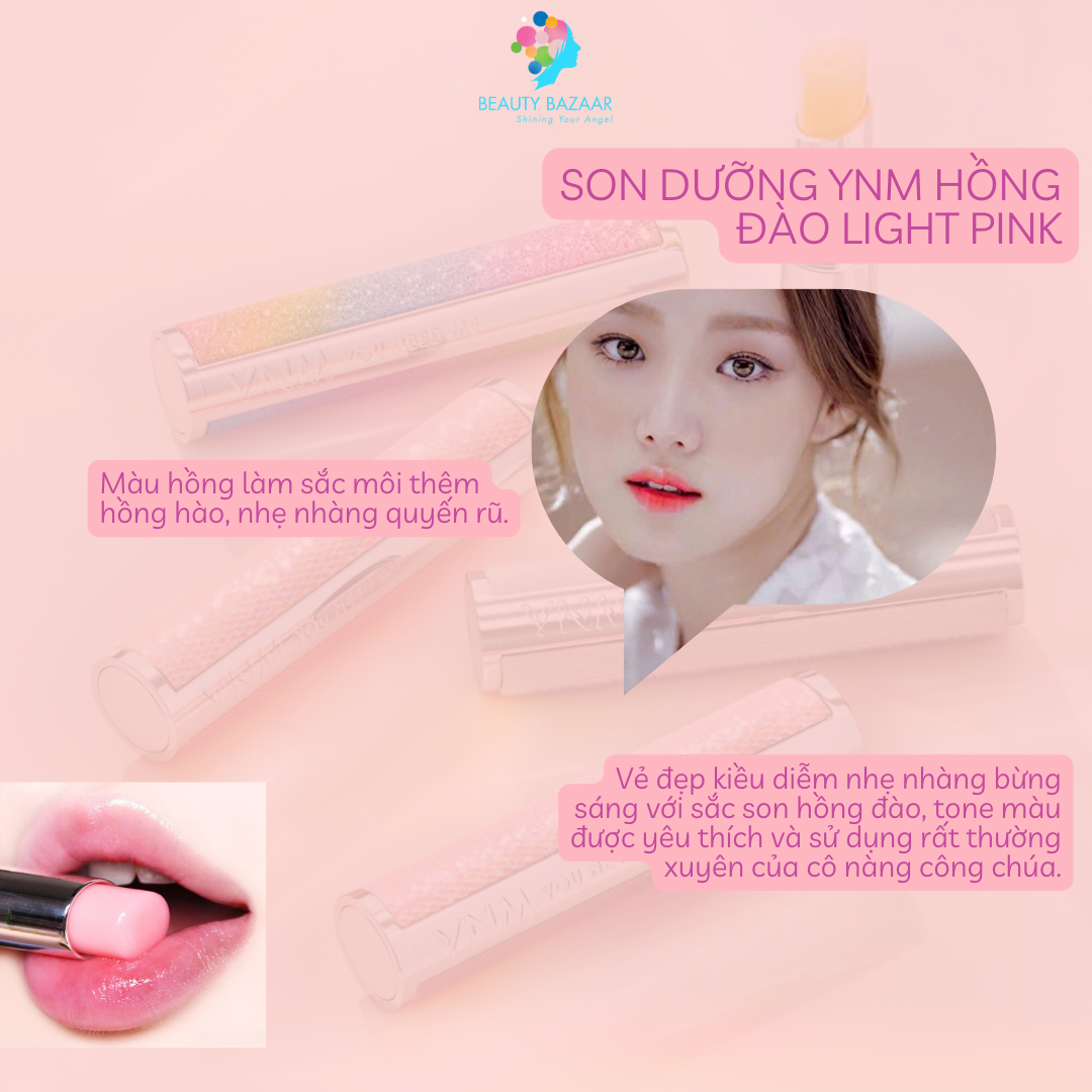 Son dưỡng môi mật ong có màu YNM Candy Honey Lip Balm