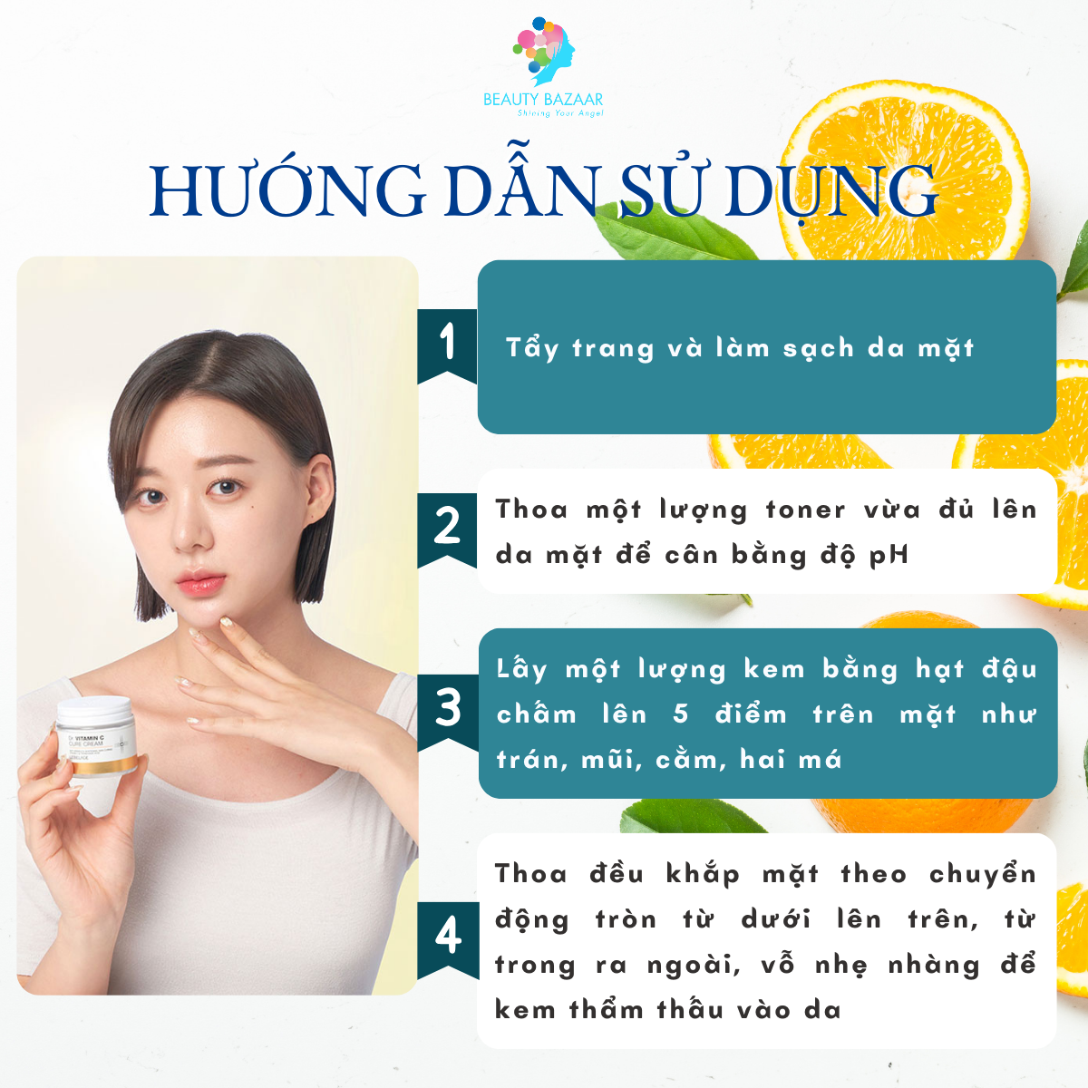 Kem Lebelage Dr. Vitamin C Cure Cream - Kem trắng da Vitamin C Bảo Vệ Phục Hồi Ngừa Mụn Trắng Da Tái Tạo Da Trẻ Hoá Da 70ml