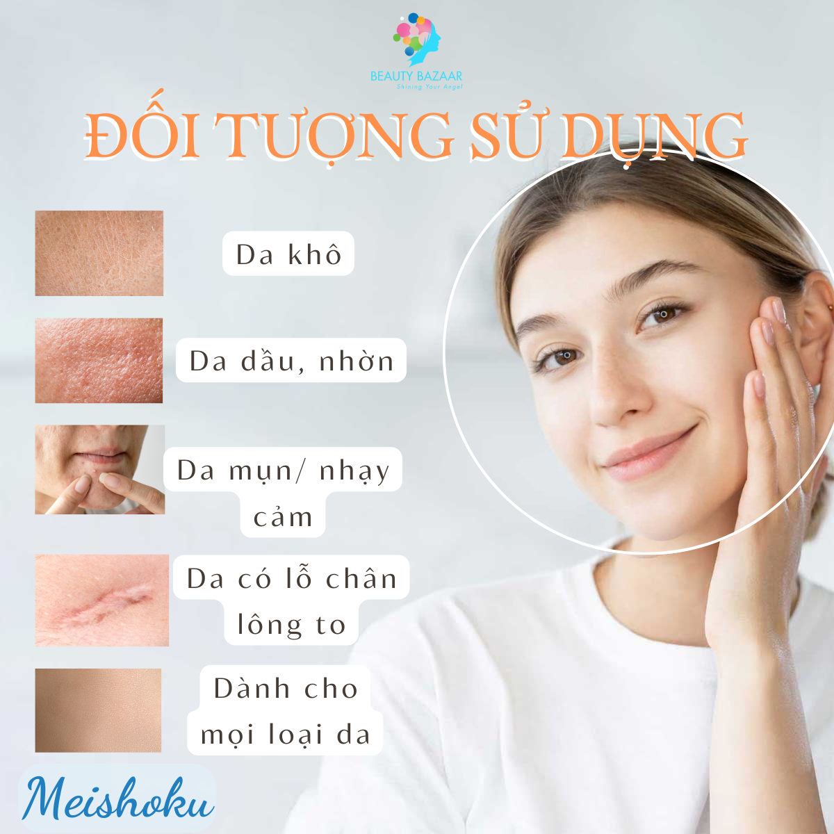 Phấn phủ nâng tone chống nắng che phủ Meishoku Repair and Balance Skin Care Powder SPF32 PA+++ - Nhật Bản