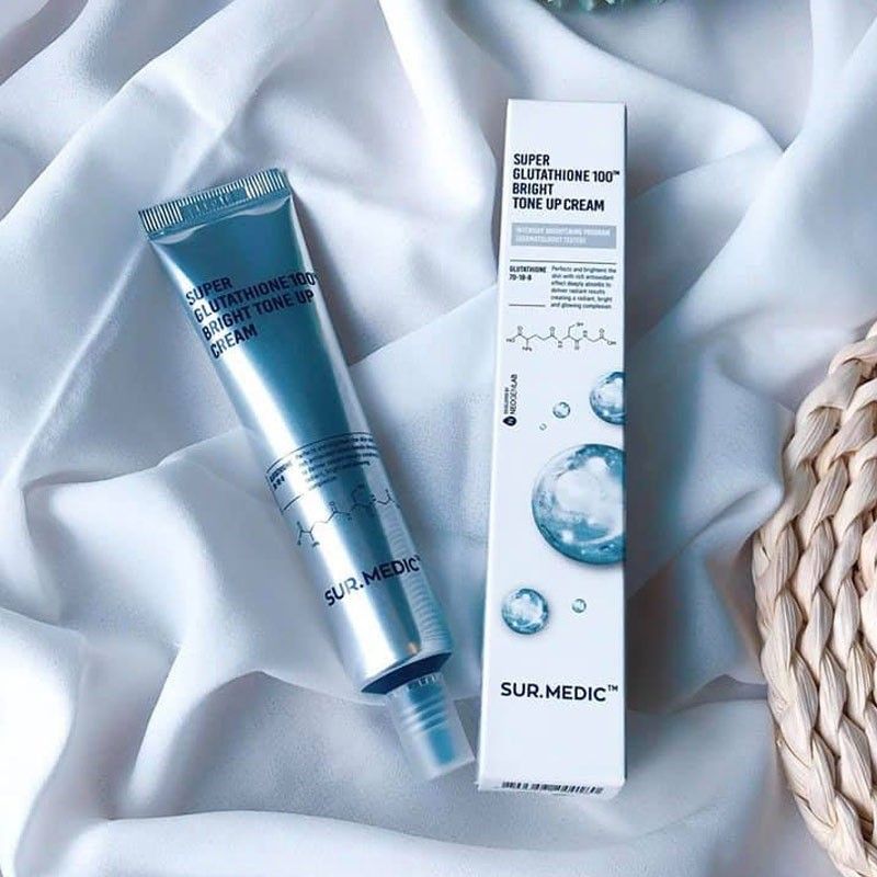 Kem dưỡng trắng da, chống lão hóa Sur.Medic Super Glutathione 100 Bright Tone Up Cream 40ml