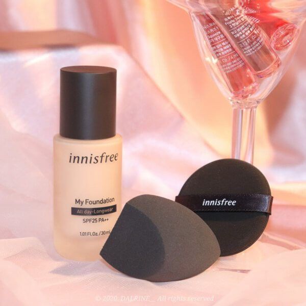 Kem nền kiềm dầu Innisfree My Foundation All day Longwear SPF 25 PA++ 30ml