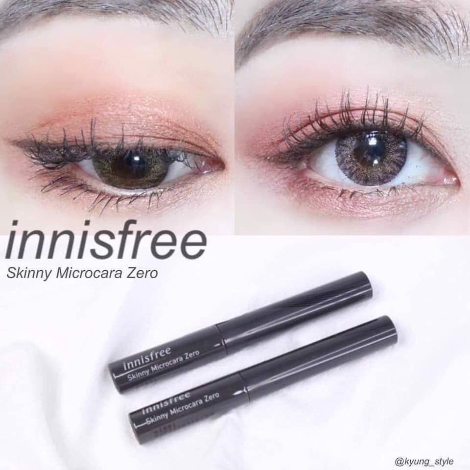Mascara siêu mảnh chống trôi Innisfree Skinny Microcara Zero 3.5g