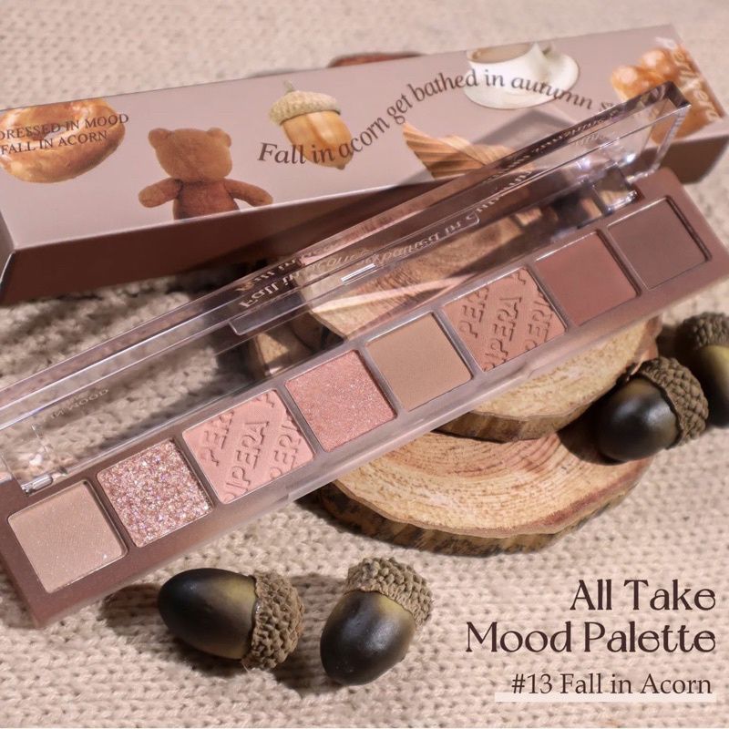Bảng Phấn Mắt Màu Đa Hiệu Ứng 8 ô Peripera All Take Mood Palette 6.8g