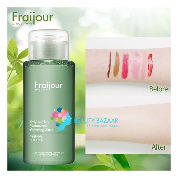Nước Tẩy Trang Thảo Mộc Fraijour Original Herb Wormwood Cleansing Water 300ml