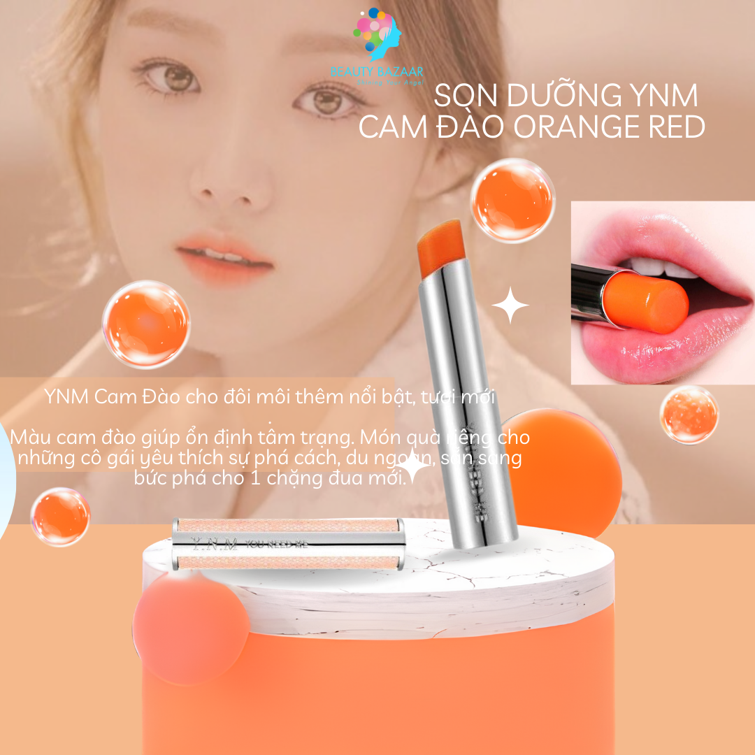 Son dưỡng môi YNM Candy Honey Lip Balm dưỡng hồng môi - Son dưỡng môi không màu và dưỡng có màu tự nhiên