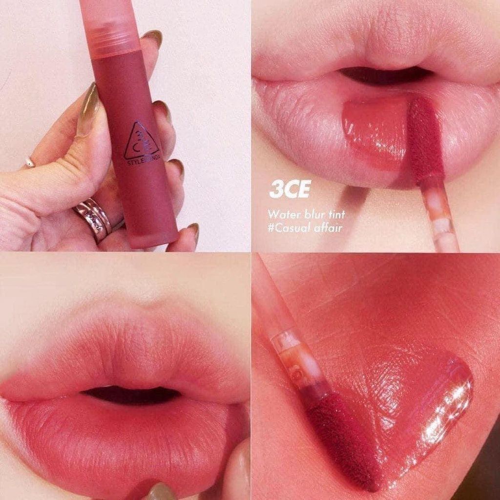 Son kem lì, mềm mịn môi bền màu 3CE Blur Water Tint 4.6g