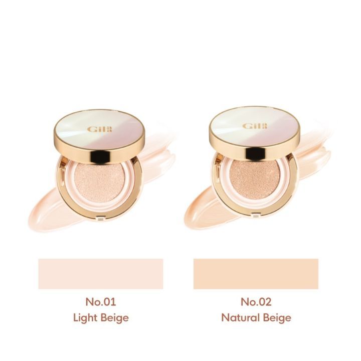 Phấn Nước Kiềm Dầu Che Phủ Tốt Gilaa Long Wear DD Cushion SPF50+ PA+++ 13g