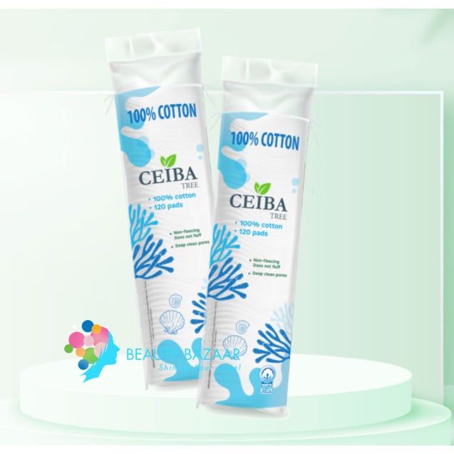 Bông Tẩy Trang 100% Cotton Ceiba Tree - 140 miếng