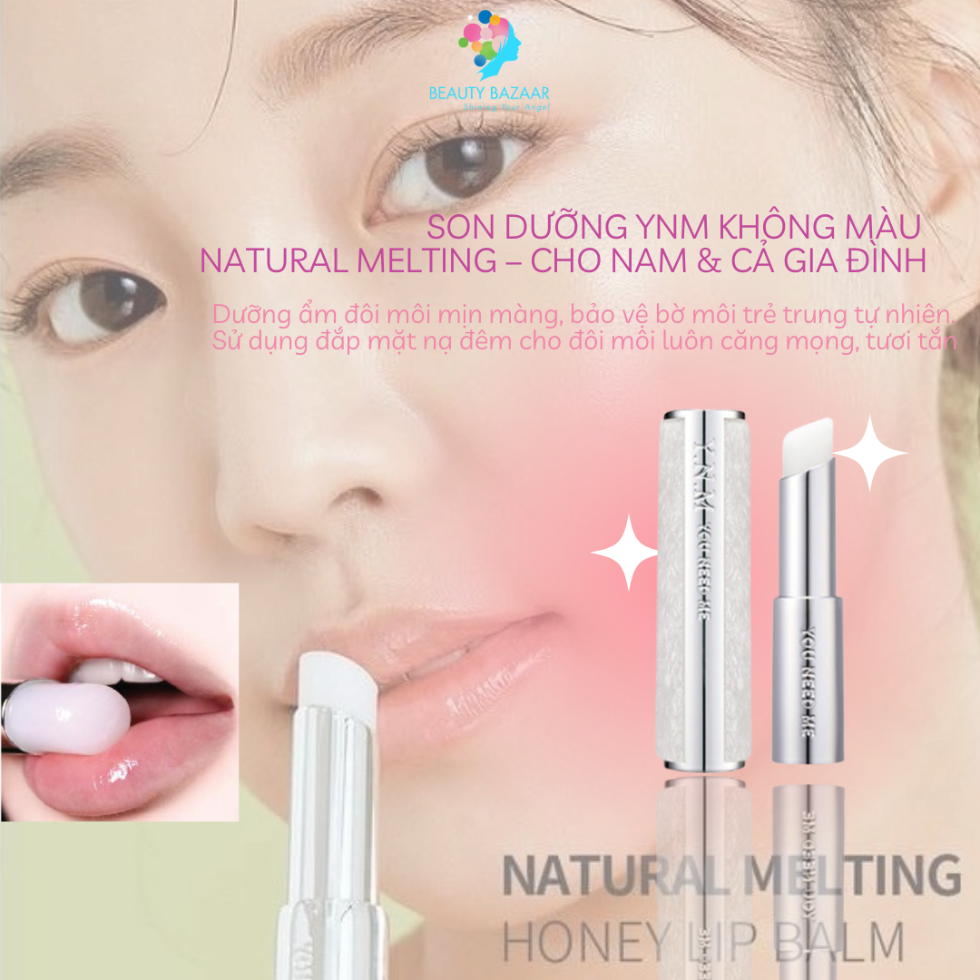 Son dưỡng môi mật ong có màu YNM Candy Honey Lip Balm