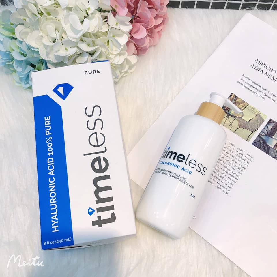 Tinh Chất Dưỡng ẩm, Cấp Nước Timeless Hyaluronic Acid 100% Pure 30ml