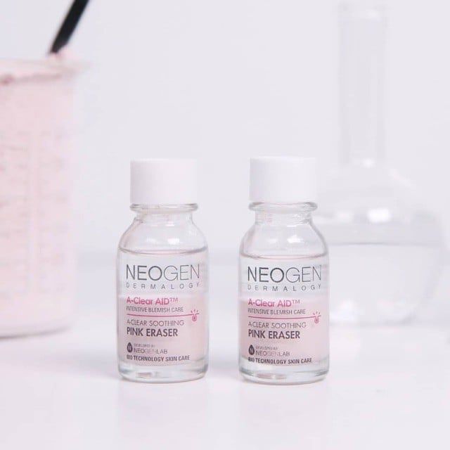 (Tặng kèm tăm bông) Tinh Chất Chấm Mụn Neogen Dermalogy A- Clear Aid Soothing Pink Eraser 15ml