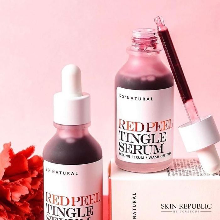 Tinh Chất Tẩy Da Chết Hóa Học So’Natural Red Peel Tingle Serum 35ML