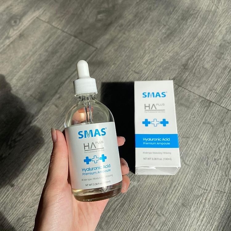 Tinh Chất Cấp Nước Smas Hyaluronic Acid Premium Ampoule 100ml