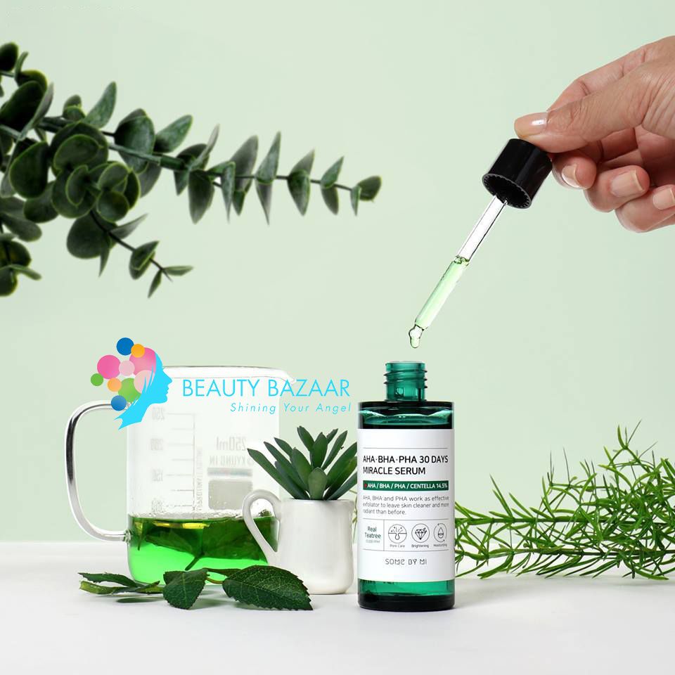 Tinh chất trị mụn, làm dịu da Some By Mi AHA BHA PHA 30 Days Miracle Serum 50ml