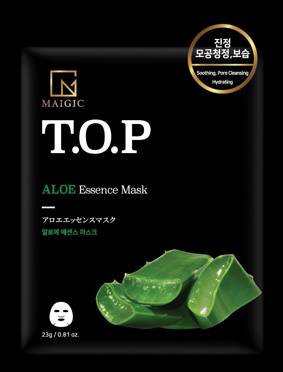 Mặt nạ giấy dưỡng ẩm, trắng da, phục hồi da Maigic T.O.P Essence Mask - Hàn Quốc