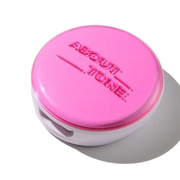Phấn Phủ Nén Có Nhũ Kiềm Dầu About Tone Glow Powder Pact 8g (Hồng)