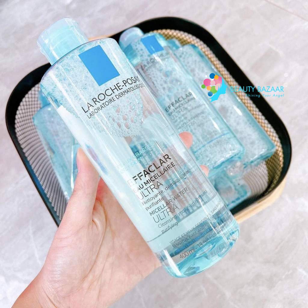 Nước Tẩy Trang Cho Da Nhạy Cảm La Roche-Posay Micellar Water - Peaux Sensibles 400ml (Trắng)