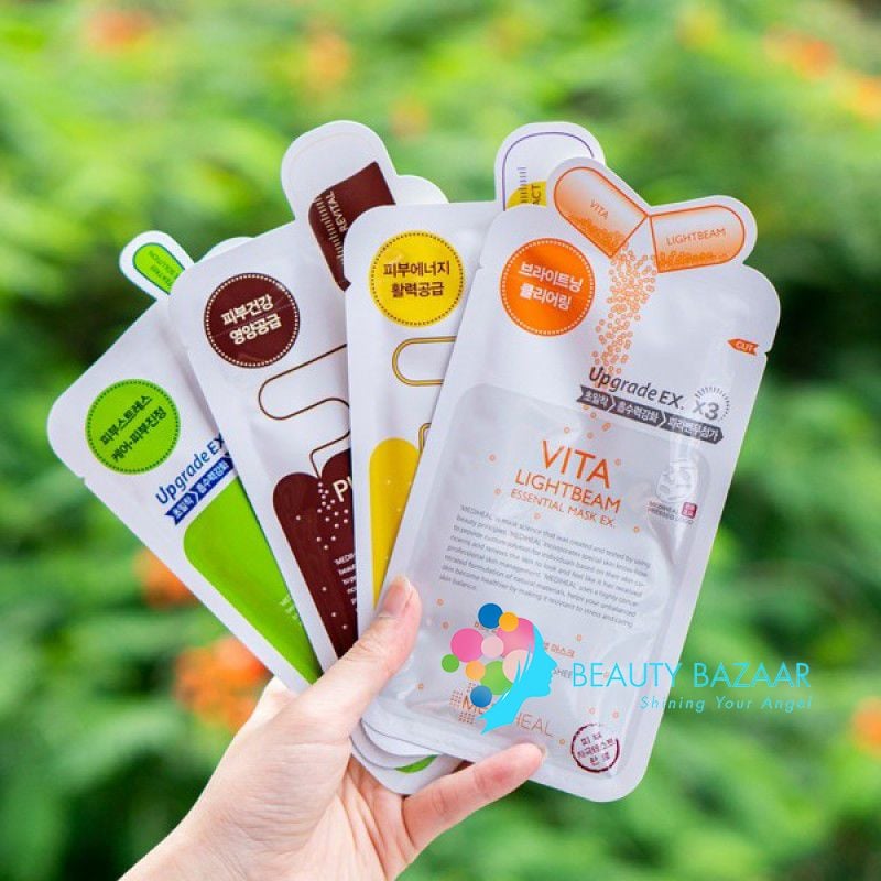 Mặt Nạ Miếng Giảm Mụn, Dưỡng Trắng, Chống Lão Hóa, Phục Hồi Da Mediheal Essential Mask Ex 24ml