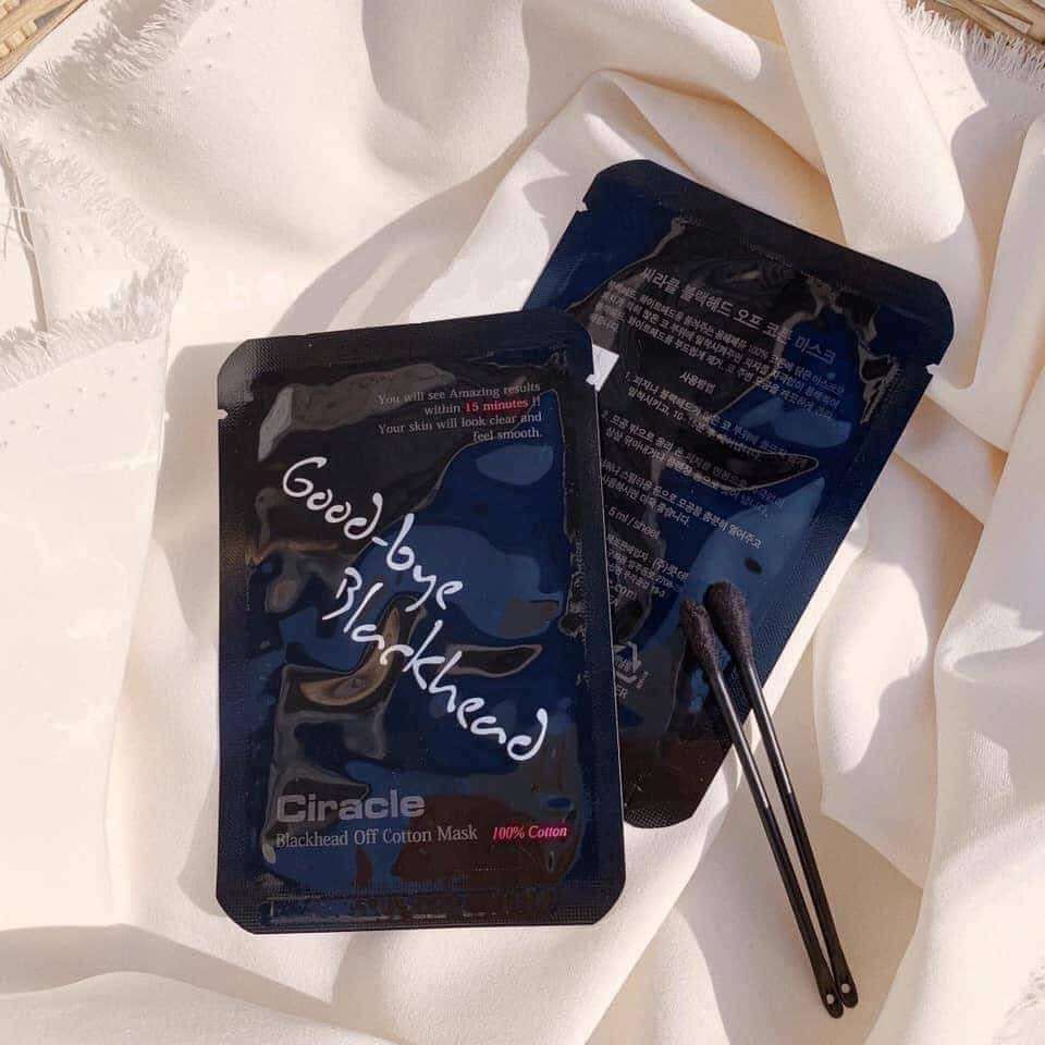 Mặt Nạ Lột Mụn Đầu Đen Ciracle Goodbye Blackhead Off Cotton Mask (20 miếng)